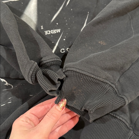 Taylor Swift black Cosmic Graphic Crewneck Sweater size large - Picture 4 of 10